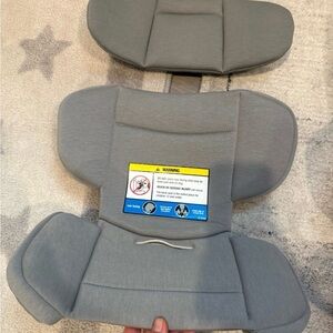 Nuna Rava Light Gray Car Seat Headrest Support Infant Insert